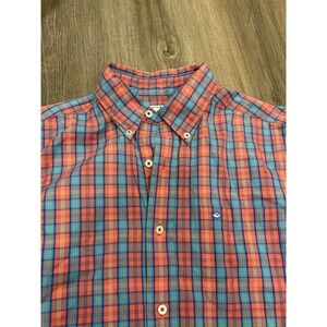 Southern Tide Shirt‎ Mens Size Small Button Down Plaid Long Sleeve Classic Fit